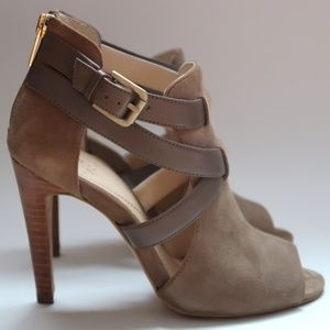Isola Parisian Grey Suede Heels